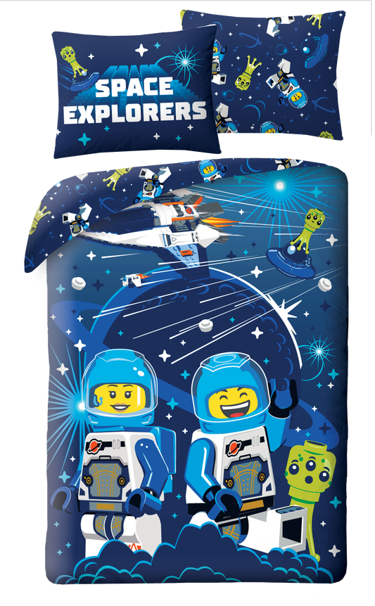 Lego City Dekbedovertrek 140x200 GroteKussensloop 70x90 Polyester