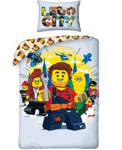Lego City Dekbedovertrek 140x200 Duurzaam 2in1 Harl Hubbs