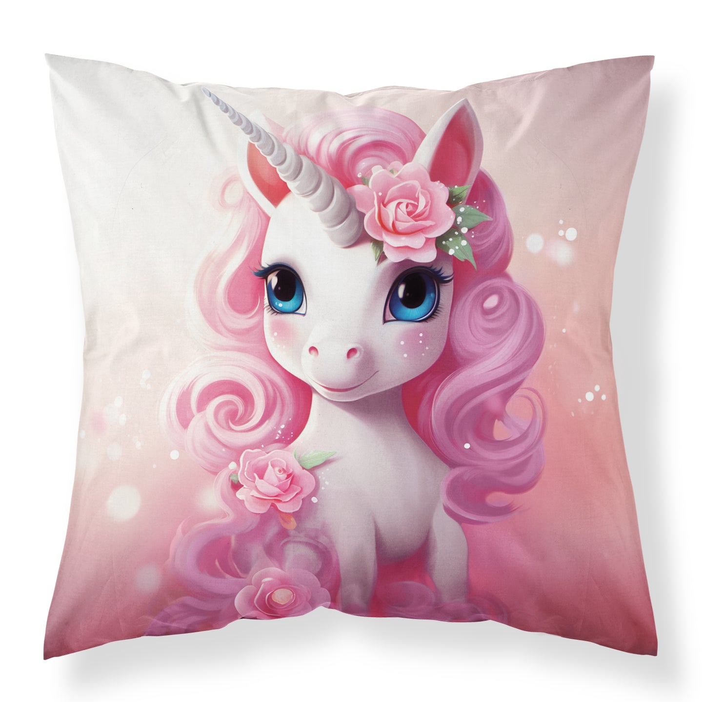 Unicorn Kussen 40x40 inclusief kussen vulling 230grms