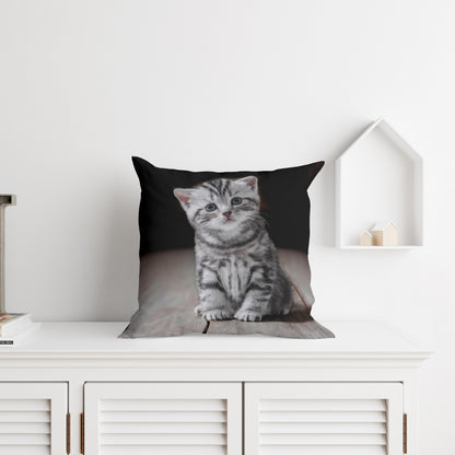 Poesje Kat Sierkussen 40x40cm Duurzaam