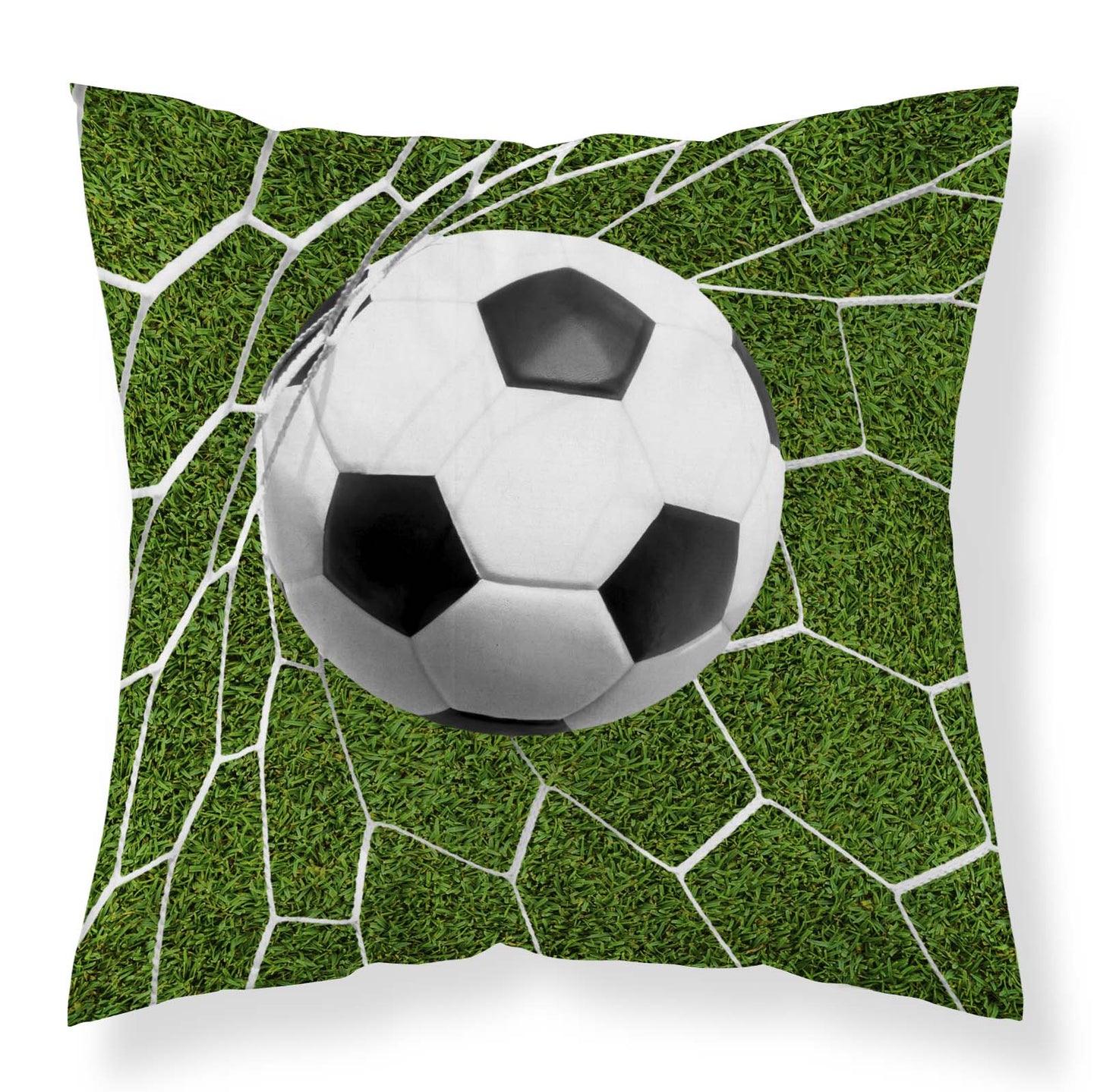 Voetbal sierkussen Gevuld 40x40 Duurzaam Polyester