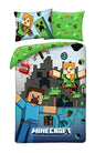 Minecraft Dekbedovertrek 140x200cm 2in1 Duurzaam