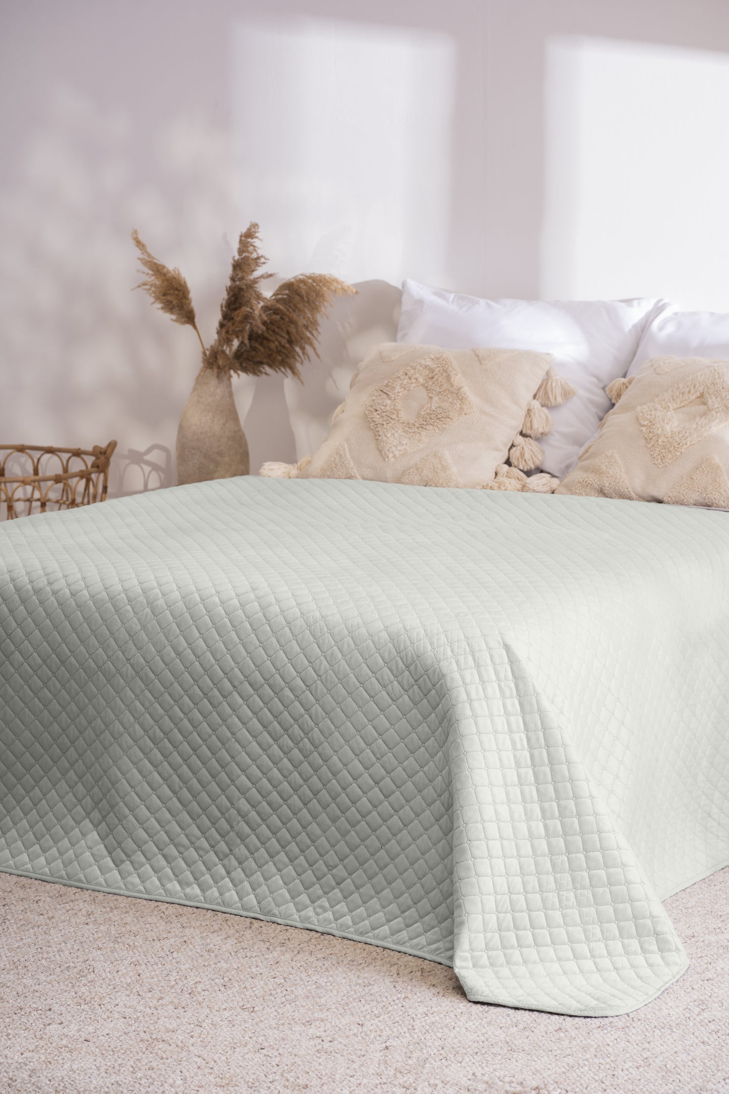 Dekoratieve Sprei 220x240cm Lichtgrijs