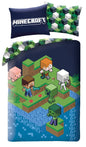 Minecraft Dekbedovertrek Eenpersoons 140x200 duurzaam Polyester