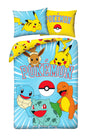 Pokemon Dekbedovertrek 140x200 2in1 Duurzaam Pika