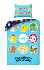 Pokemon Dekbedovertrek 140x200 2in1 Duurzaam Polyester