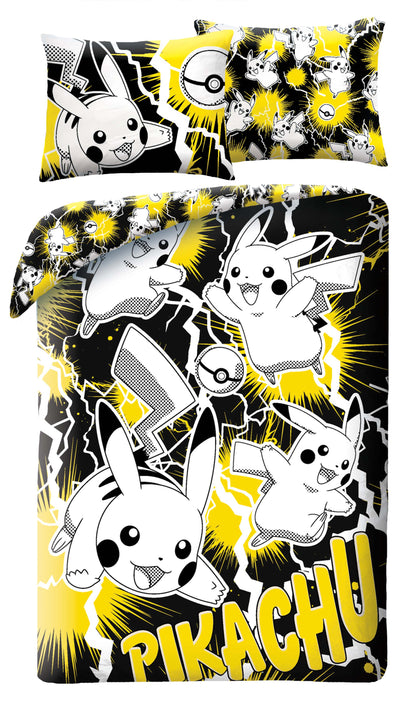 Pokemon Dekbedovertrek 140x200 2in1 Duurzaam Polyester