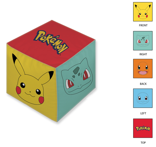 Pokemon Sierkussen 25x25 Zacht Duurzaam