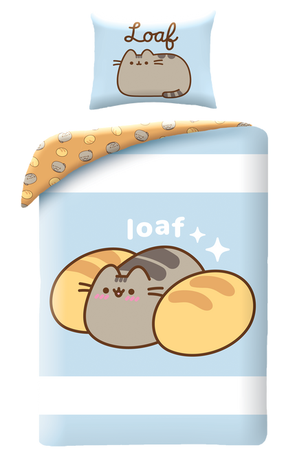 Pusheen Dekbedovertrek 140x200 2in1 Duurzaam Polyester