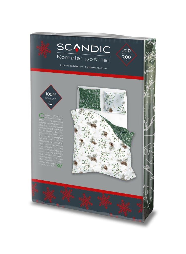 Kerst Dekbedovertrek Christmas 220x200cm Kussensloop 70x80cm Katoen