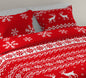 Christmas Dekbedovertrek 140x200 Kerst Katoen Xmas Reindier Winter FLANEL