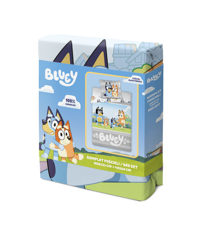 Bluey Dekbedovertrek 100x130 Katoen 2in1 Duurzaam Katoen Junior Ledikant