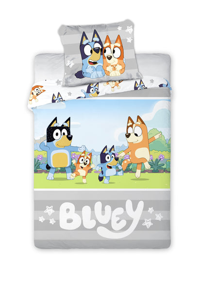 Bluey Dekbedovertrek 140x200 Katoen 2in1 Duurzaam Katoen