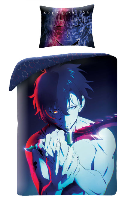 Solo Leveling Dekbedovertrek 140x200 2in1 Duurzaam Polyester