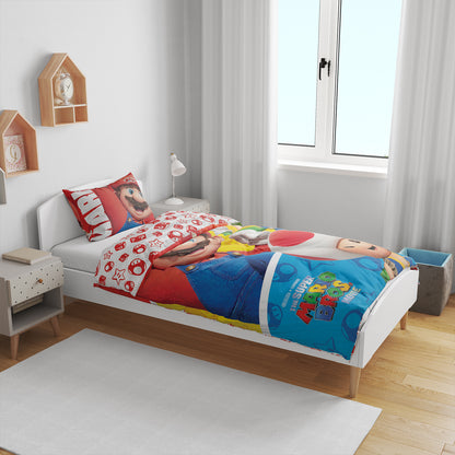 Super Mario Dekbedovertrek 140x200 2in1 Duurzaam Katoen