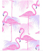 Flamingo Behang Wallpaper Papier 52cm breed 10m lang