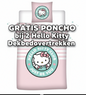 Hello Kitty Dekbedovertrek 140x200 Polykatoen 2in1