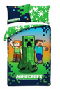 Minecraft Dekbedovertrek 140x200 Duurzaam Polyester 2in1