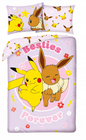 Pokemon Dekbedovertrek 140x200 2in1 Duurzaam Polyester Pikachu