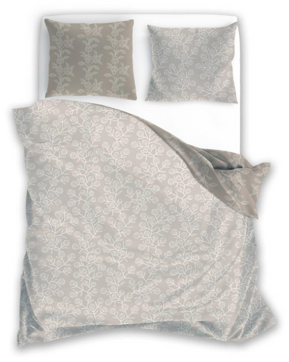 Dekbedovertrek Bloem 140x200cm 2in1 Flanel Katoen