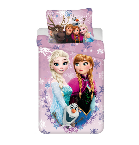 Disney Frozen Dekbedovertrek 140x200 Duurzaam Paars