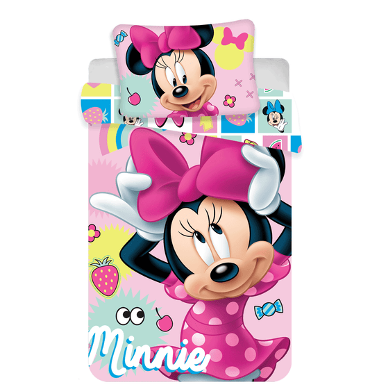 Minnie Mouse Dekbedovertrek 100x135 Junior Katoen