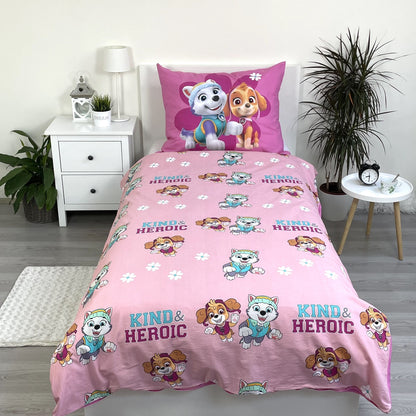 PAW Patrol Dekbedovertrek 140x200 2in1 Duurzaam Katoen Heroic
