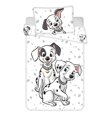 Disney 101 Dalmatiers Dekbedovertrek 100x135 Duurzaam 2in1 Katoen
