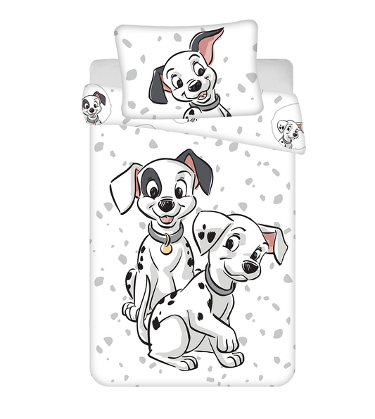 Disney 101 Dalmatiers Dekbedovertrek 100x135 Duurzaam 2in1 Katoen