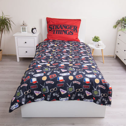 Stranger Things Dekbedovertrek 140x200cm Duurzaam Katoen COMBI DEAL