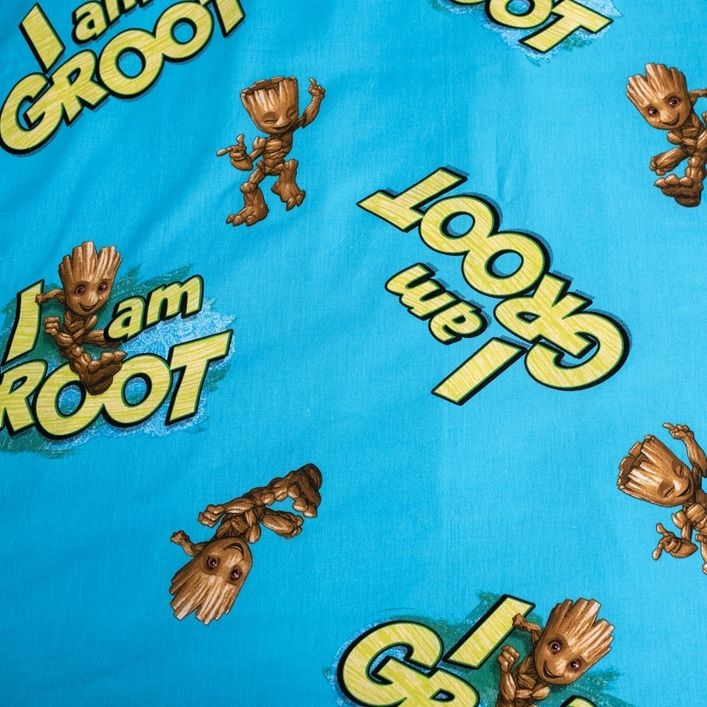 I am GROOT Dekbedovertrek 140x200 Katoen 2in1