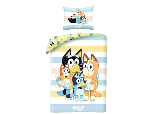 Bluey Dekbedovertrek 140x200 Eenpersoons Duurzaam KATOEN 2in1