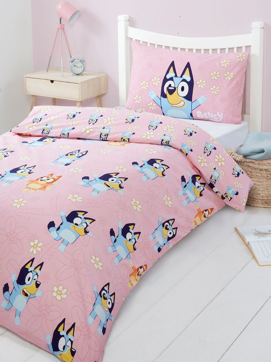 Bluey Dekbedovertrek 120x150 Junior Duurzaam 2in1 Polykatoen