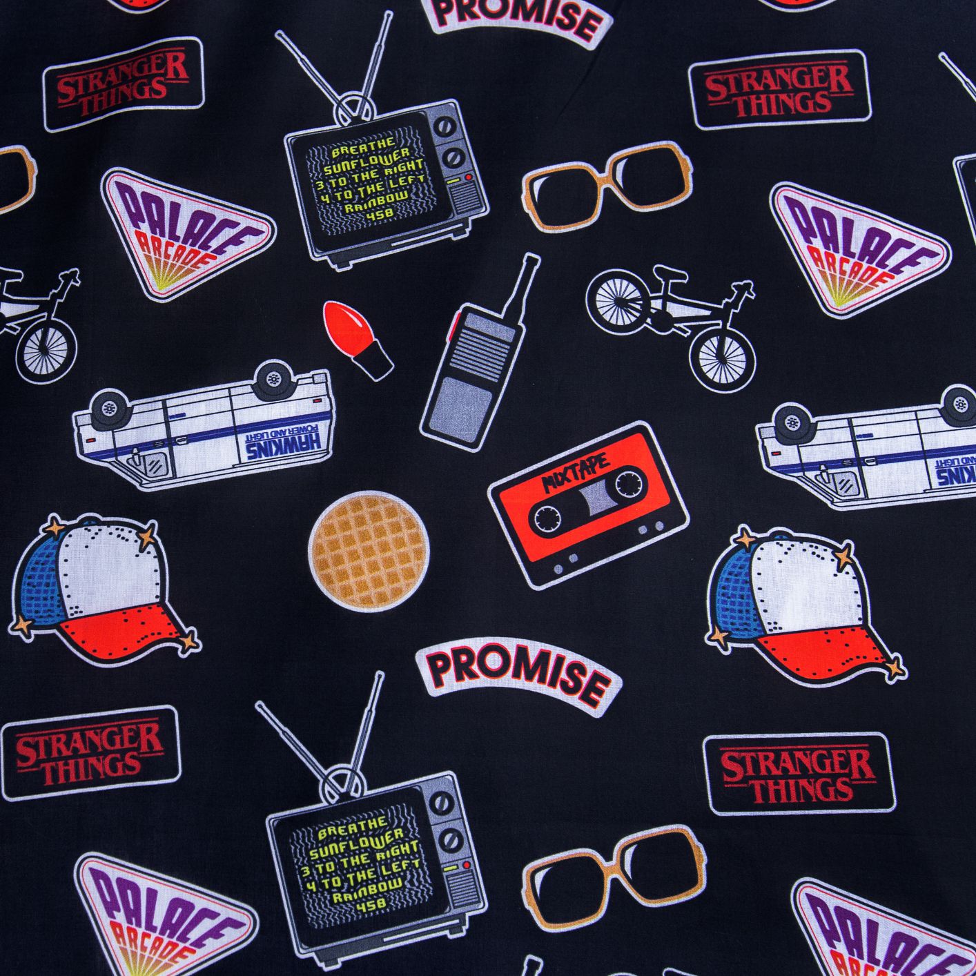 Stranger Things Dekbedovertrek 140x200cm Duurzaam Katoen COMBI DEAL
