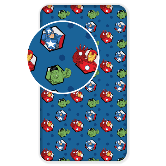Avengers Hoeslaken 90x200 Duurzaam Katoen