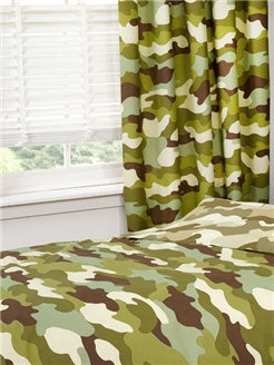 Camouflage Gordijnen