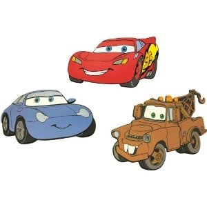 Cars Decoratie Stickers Foam 3in1 5410905236636