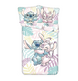 Stitch Lilo Dekbedovertrek 140x200 Duurzaam Polykatoen 2in1 Blaadjes