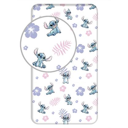 Lilo Stitch Hoeslaken 90x200 Duurzaam Katoen