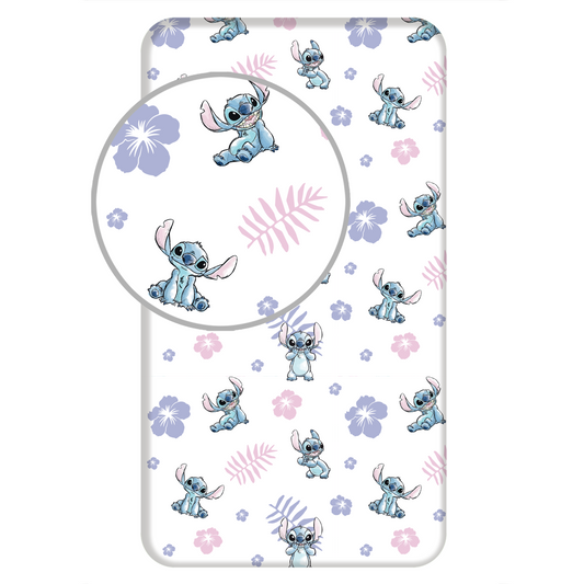 Lilo Stitch Hoeslaken 90x200 Duurzaam Katoen