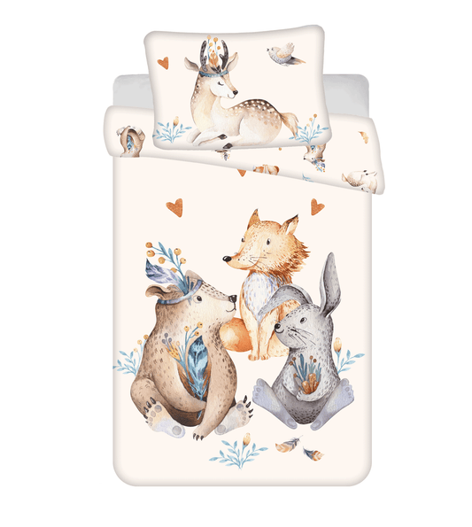 Woodland Peuter Dekbedovertrek 100x135 2in1