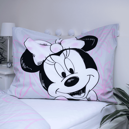Minnie Mouse Dekbedovertrek 140x200 2in1 Duurzaam Katoen Beautifull