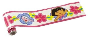 Dora Behangrand Bloemmetjes