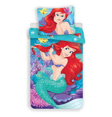 De Kleine Zeermeermin Disney Ariel Dekbedovertrek 140x200 2in1 Duurzaam