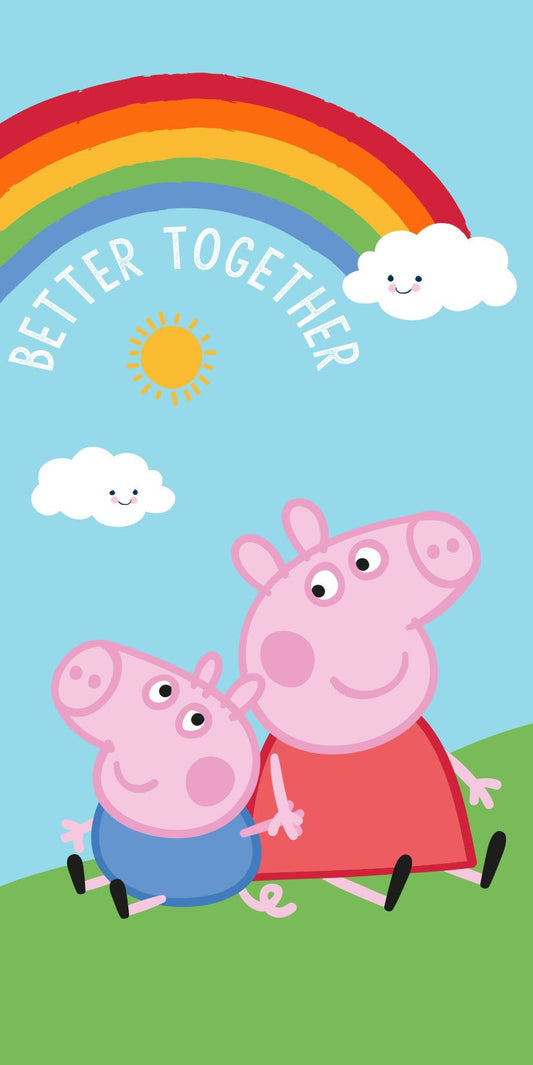 Peppa Pig Badlaken Groen Duurzaam Better Together