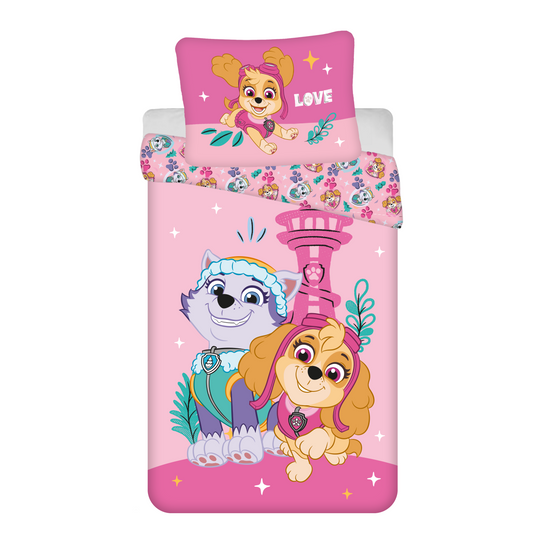 PAW Patrol Dekbedovertrek 140x200 Polyester 2in1 Duurzaam