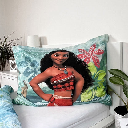 Disney Vaiana Dekbedovertrek 140x200 Katoen Duurzaam 2in1 Maui