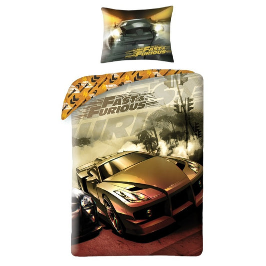 Fast Furious Dekbedovertrek Eenpersoons 140x200 2in1