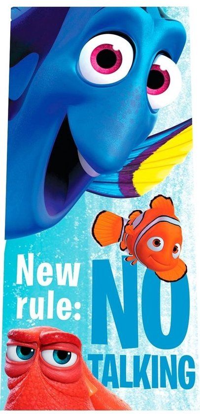 Finding Dory Handdoek 70x140 Duurzaam Katoen Nemo