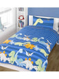 Dinosaurus Junior Dekbedovertrek Blauw